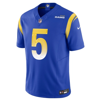 Men's Los Angeles Rams Jalen Ramsey Nike Royal Vapor F.U.S.E. Limited Jersey 01