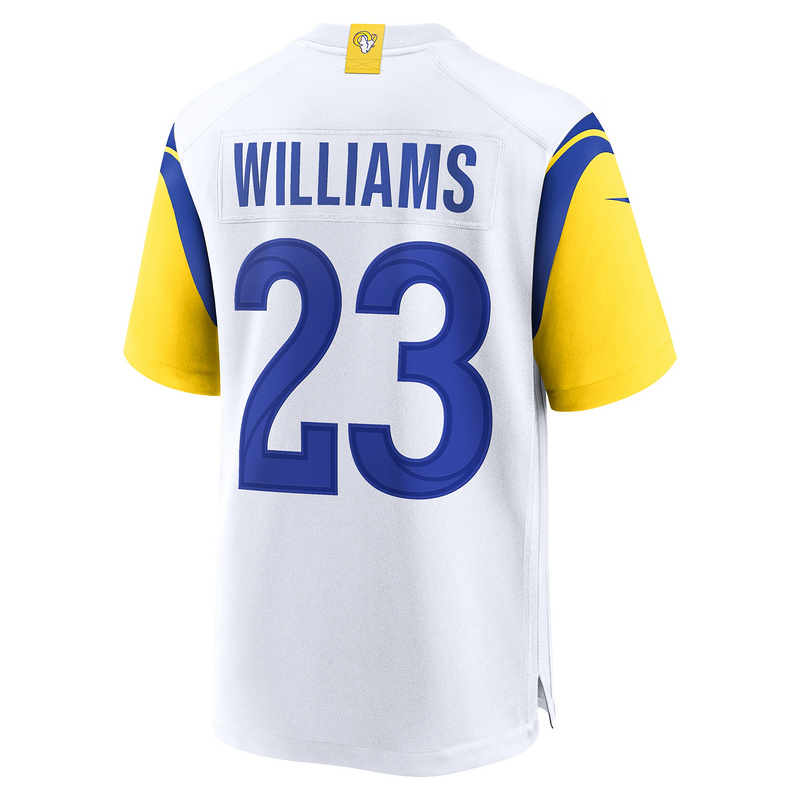 Men's Los Angeles Rams Kyren Williams Nike White Game Jersey