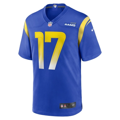 Men's Los Angeles Rams Puka Nacua Nike Royal Home Game Jersey 01