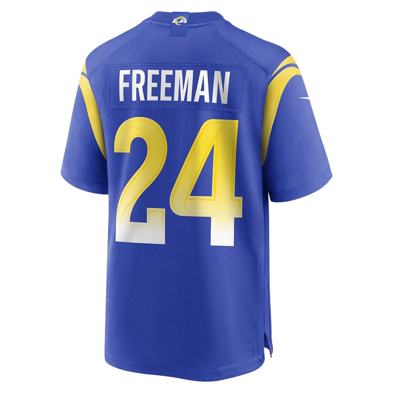 Men's Los Angeles Rams Royce Freeman Nike Royal Game Jersey