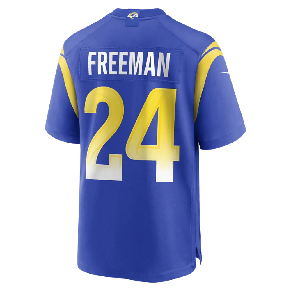 Men's Los Angeles Rams Royce Freeman Nike Royal Game Jersey