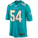Men's Miami Dolphins Zach Thomas Nike Aqua Game Retired Player Jersey