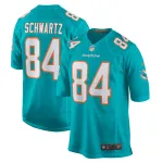 Men's Miami Dolphins Anthony Schwartz Nike Aqua Team Game Jersey