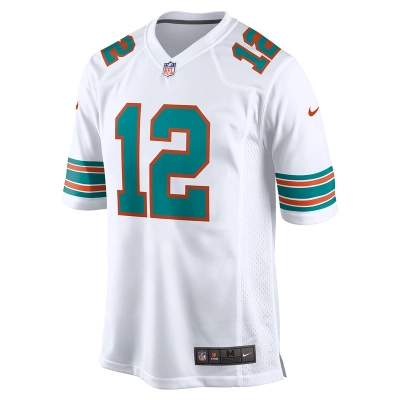 Men's Miami Dolphins Bob Griese Nike White Retired Player Jersey 01