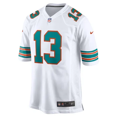Men's Miami Dolphins Dan Marino Nike White Retired Player Jersey 01