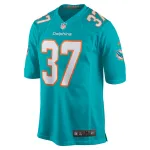 Men's Miami Dolphins Jake Funk Nike Aqua Game Jersey