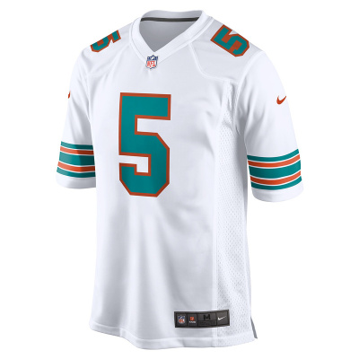 Men's Miami Dolphins Jalen Ramsey Nike White Alternate Game Jersey 01