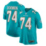 Men's Miami Dolphins Liam Eichenberg Nike Aqua Game Jersey