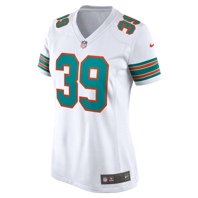 Men's Miami Dolphins Larry Csonka Nike White Retired Player Jersey 01