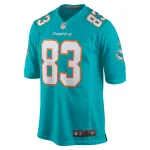 Men's Miami Dolphins Raleigh Webb Nike Aqua Team Game Jersey