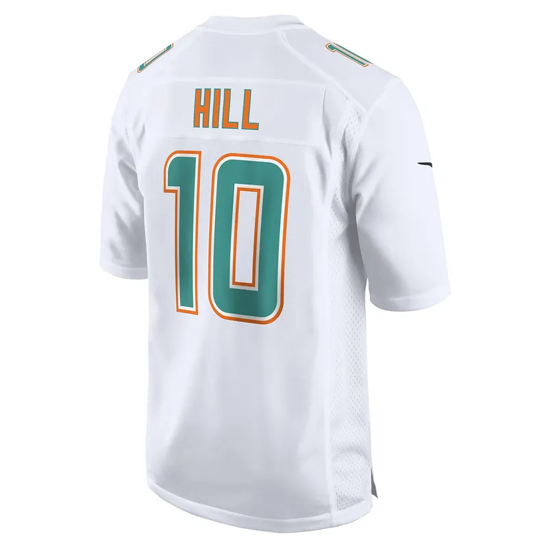 Men's Miami Dolphins Tyreek Hill Nike White Fashion Game Jersey