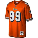 Miami Dolphins Jason Taylor Mitchell & Ness Orange Big &Tall 2004 Retired Player Replica Jersey