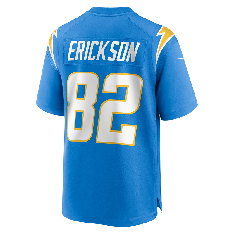 Men's Los Angeles Chargers Alex Erickson Nike Powder Blue Team Game Jersey