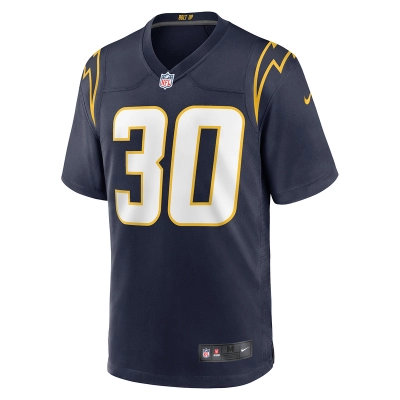 Men's Los Angeles Chargers Austin Ekeler Nike Navy Game Jersey 01