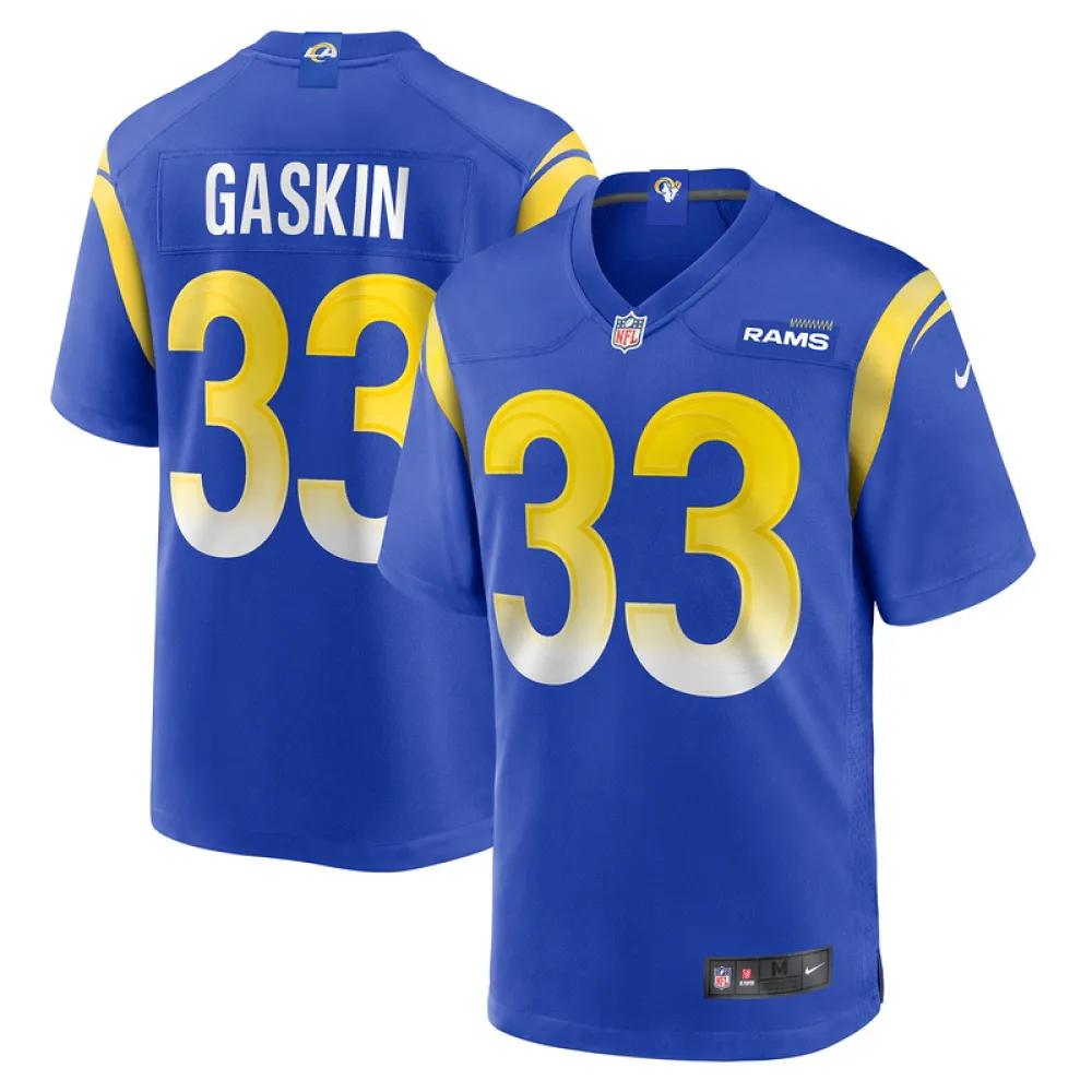 Men's Los Angeles Rams Myles Gaskin Nike Royal Game Jersey
