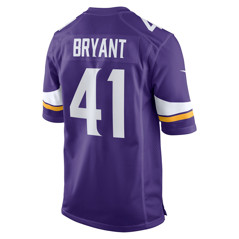 Men's Minnesota Vikings Austin Bryant Nike Purple Game Jersey
