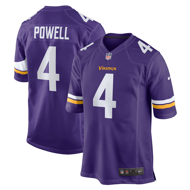 Men's Minnesota Vikings Brandon Powell Nike Purple Game Jersey