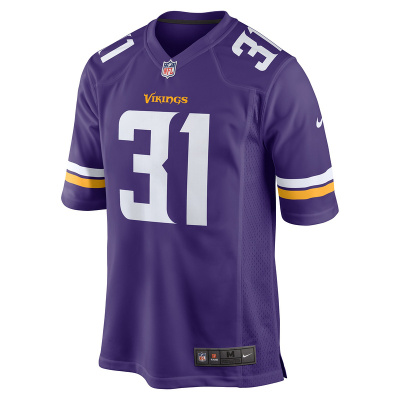 Men's Minnesota Vikings Cam Akers Nike Purple Game Jersey 01