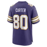 Men's Minnesota Vikings Cris Carter Nike Purple Classic Retired Player Game Jersey