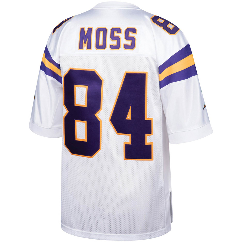 Men's 2000 Randy Moss Mitchell & Ness White Authentic Throwback Retired Player Jersey