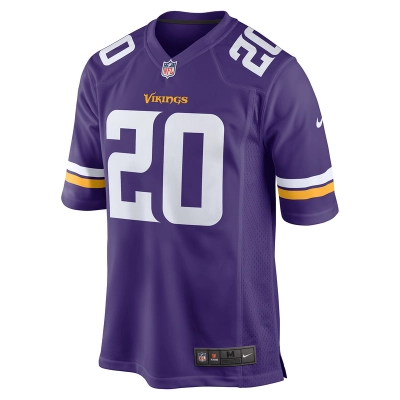 Men's Minnesota Vikings Duke Shelley Nike Purple Home Game Player Jersey 01
