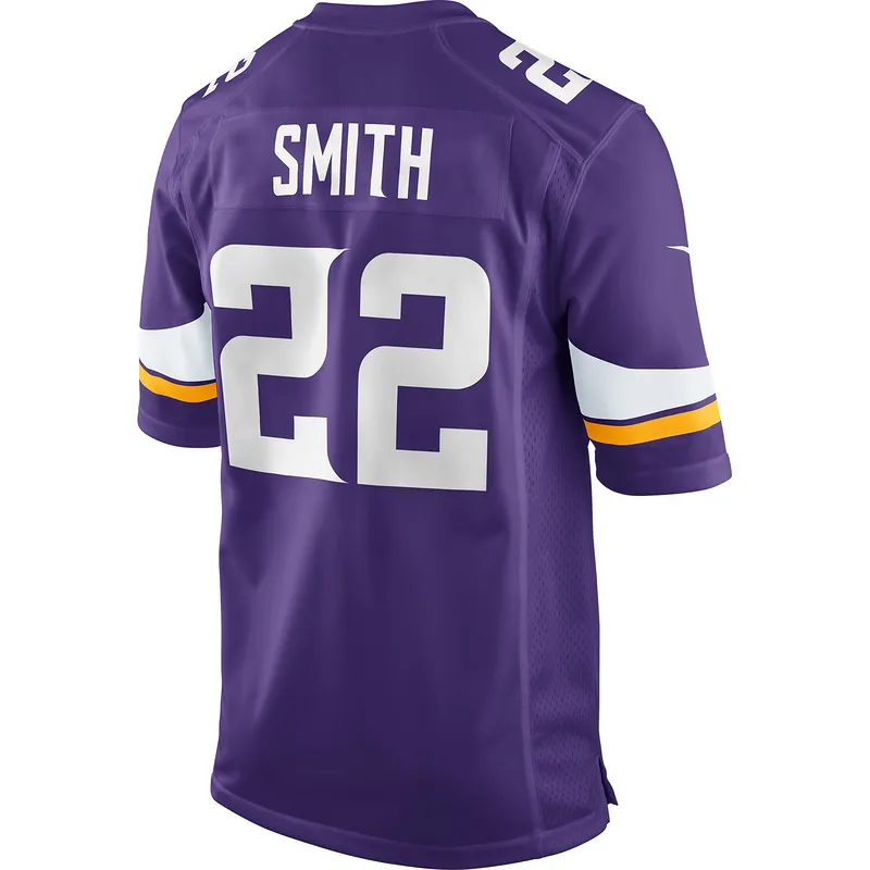 Men's Minnesota Vikings Harrison Smith Nike Purple Game Jersey