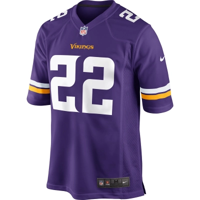 Men's Minnesota Vikings Harrison Smith Nike Purple Game Jersey 01