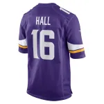 Men's Minnesota Vikings Jaren Hall Nike Purple Game Jersey