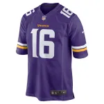 Men's Minnesota Vikings Jaren Hall Nike Purple Game Jersey