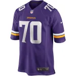 Men's Minnesota Vikings Jim Marshall Nike Purple Game Retired Player Jersey