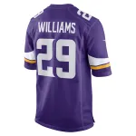 Men's Minnesota Vikings Joejuan Williams Nike Purple Game Jersey