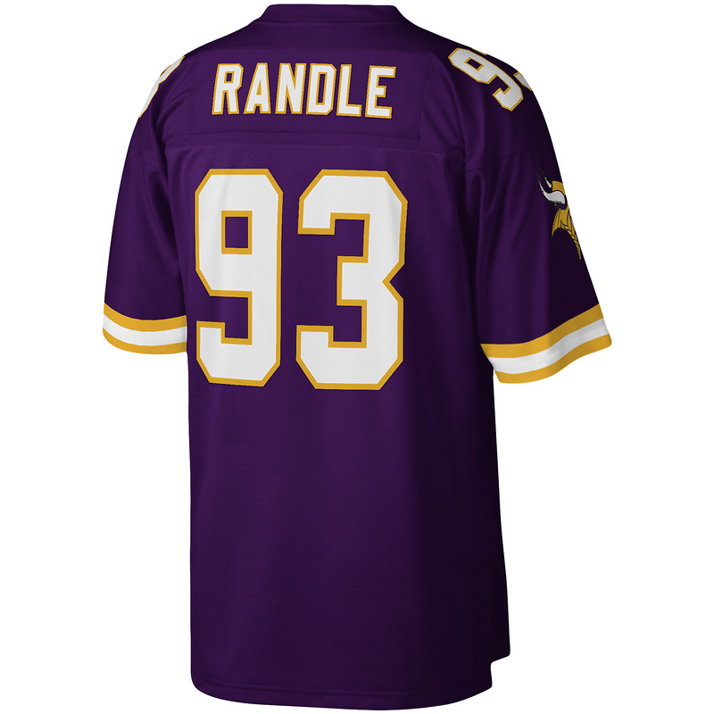 Men's Minnesota Vikings John Randle Mitchell & Ness Purple Legacy Replica Jersey