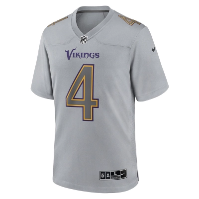 Men's Minnesota Vikings Dalvin Cook Nike Gray Atmosphere Fashion Game Jersey 01