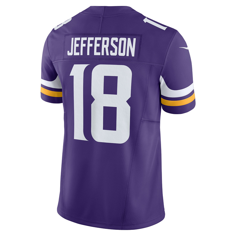 Men's Minnesota Vikings Justin Jefferson Nike Purple Vapor F.U.S.E. Limited Jersey