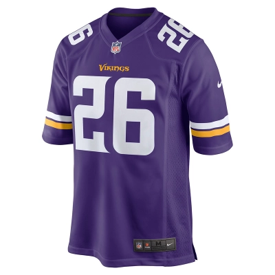 Men's Minnesota Vikings Kene Nwangwu Nike Purple Game Jersey 01