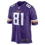 Men's Minnesota Vikings Malik Knowles Nike Purple Team Game Jersey