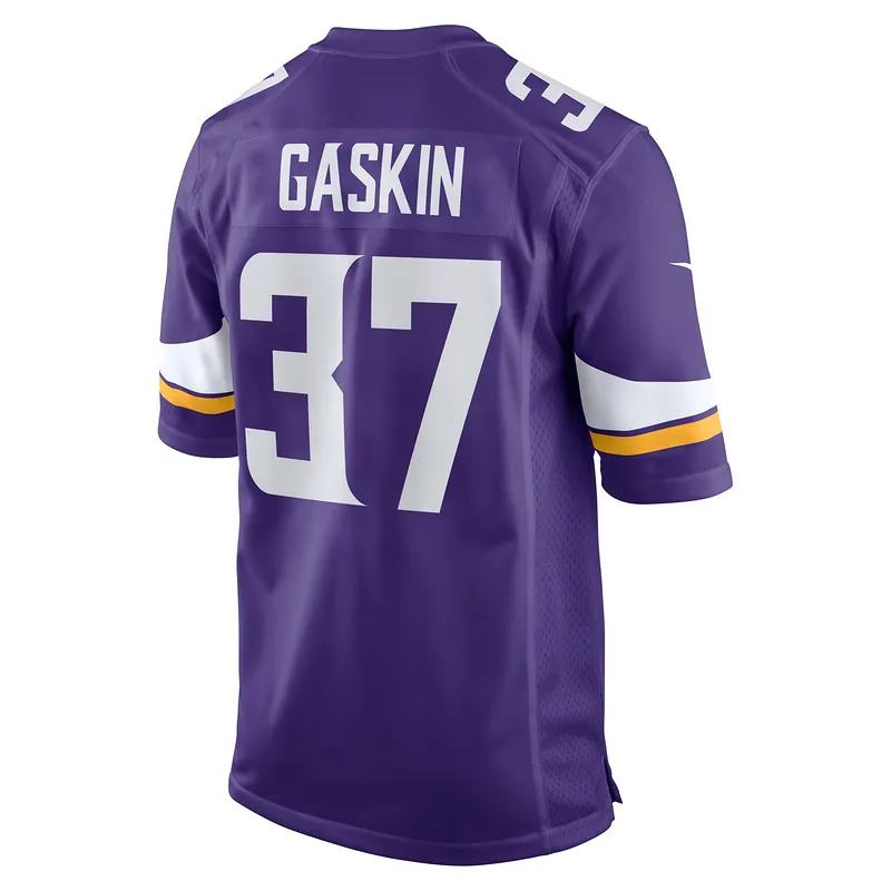 Men's Minnesota Vikings Myles Gaskin Nike Purple Team Game Jersey