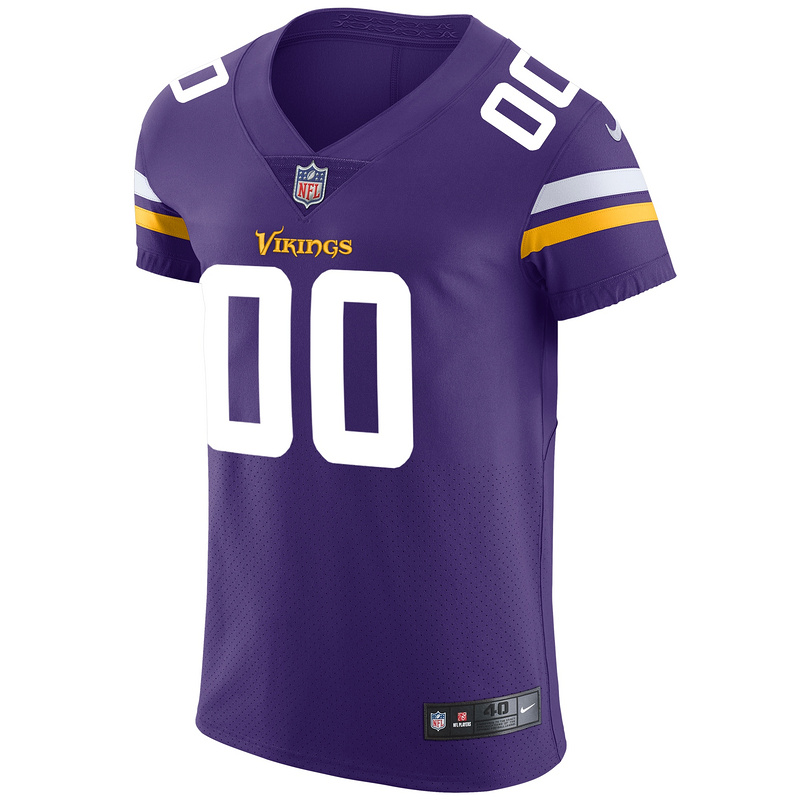 Men's Minnesota Vikings Nike Purple Vapor Untouchable Custom Elite Jersey