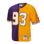 Men's Minnesota Vikings John Randle Mitchell & Ness PurpleGold 1998 Split Legacy Replica Jersey