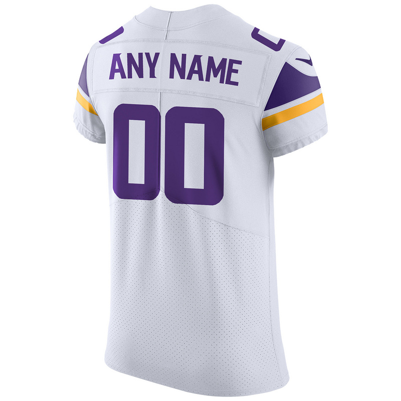 Men's Minnesota Vikings Nike White Vapor Untouchable Elite Custom Jersey