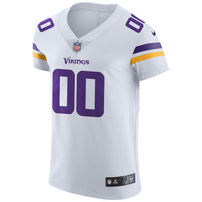 Men's Minnesota Vikings Nike White Vapor Untouchable Elite Custom Jersey 01