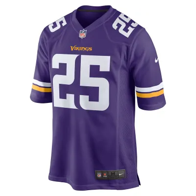 Men's Minnesota Vikings Theo Jackson Nike Purple Home Game Player Jersey 01