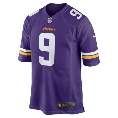 Men's Minnesota Vikings Trishton Jackson Nike Purple Game Jersey 01