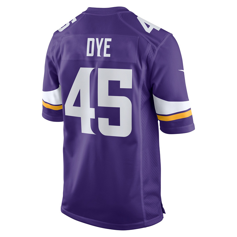 Men's Minnesota Vikings Troy Dye Nike Purple Game Jersey