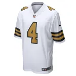 Men's New Orleans Saints Derek Carr Nike White Alternate Game Jersey
