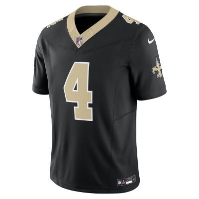 Men's New Orleans Saints Derek Carr Nike Black Vapor F.U.S.E. Limited Jersey 01