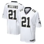 Men's New Orleans Saints Jamaal Williams Nike White Team Game Jersey