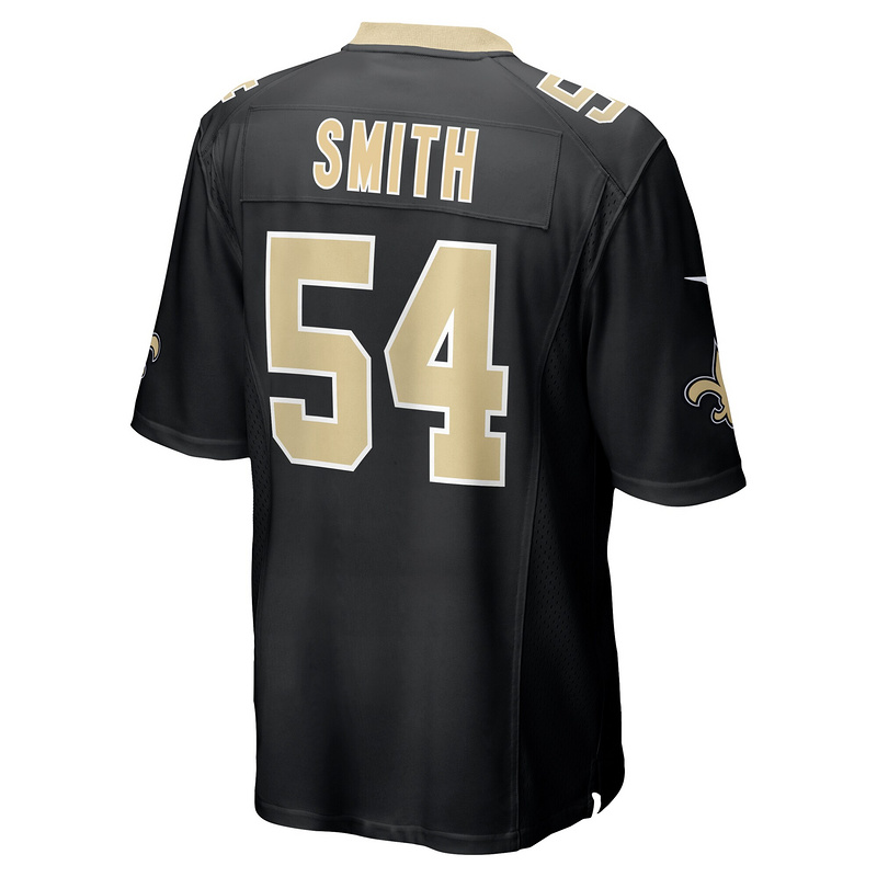 Men's New Orleans Saints Jaylon Smith Nike Black Team Game Jersey