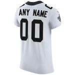 Men's New Orleans Saints Nike White Vapor Untouchable Elite Custom Jersey