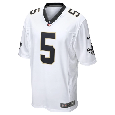 Men's New Orleans Saints Jarvis Landry Nike White Player Game Jersey 01